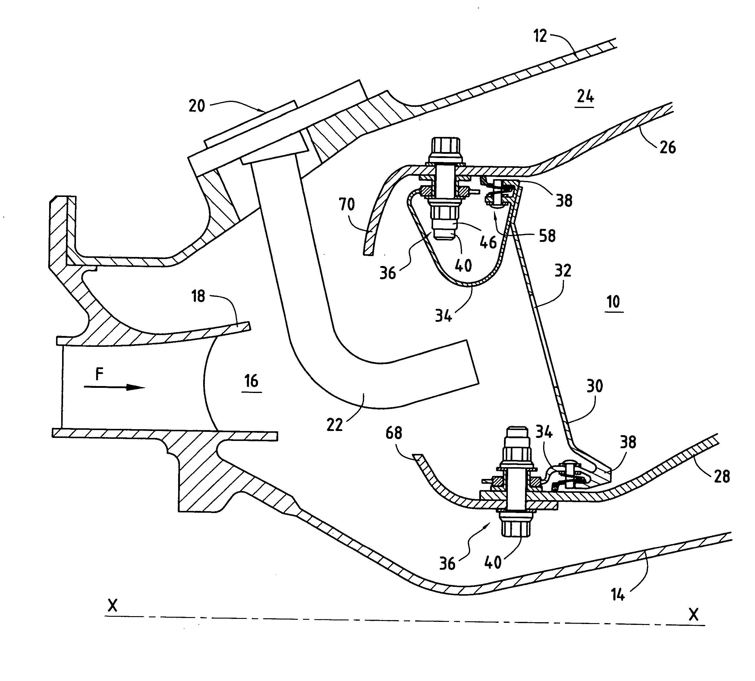 Assembling an annular combustion chamber of a turbomachine