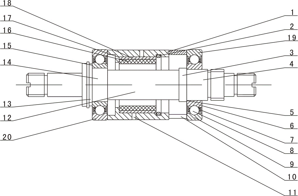 A gyro motor bearing unit