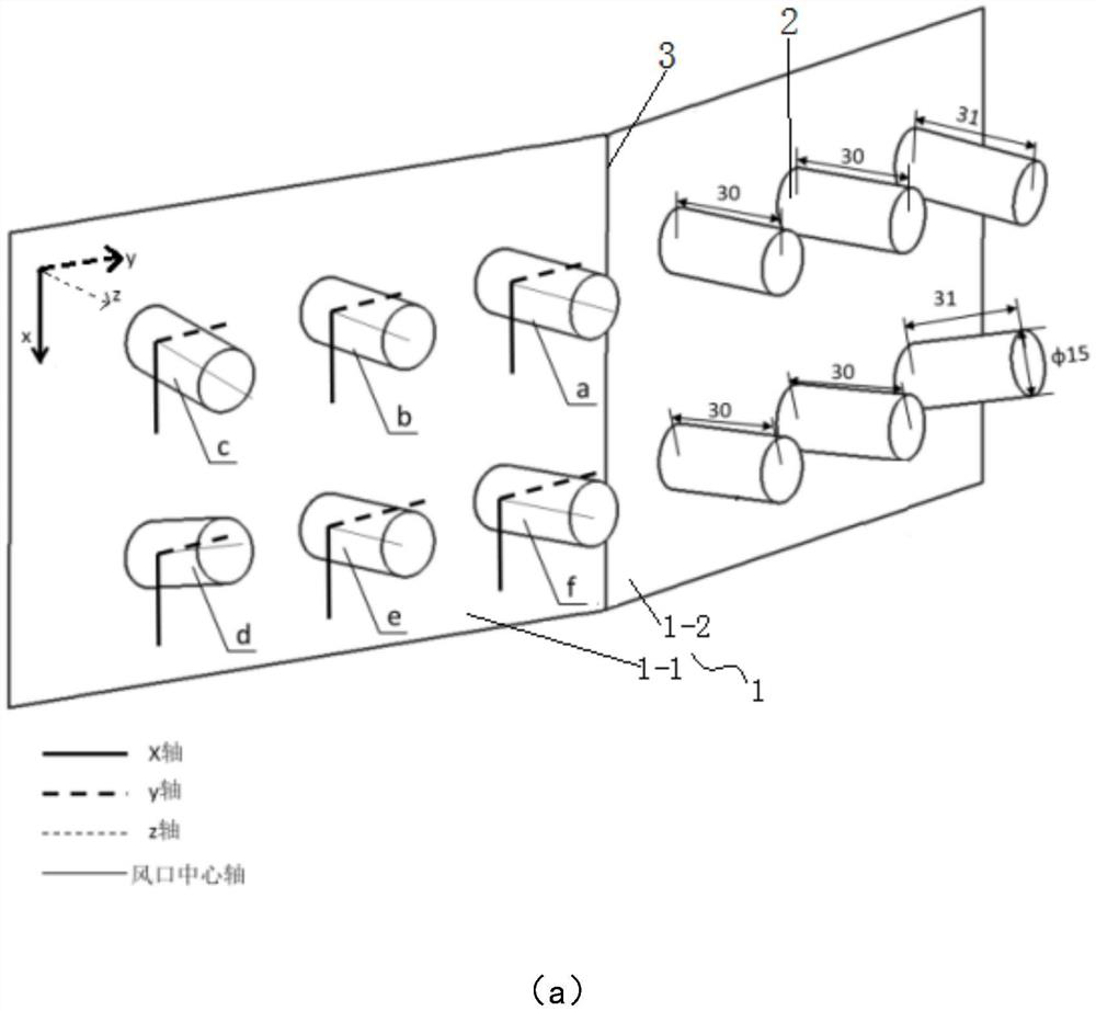 Oxygen supply device for breathing area of dynamic sleeping posture of person