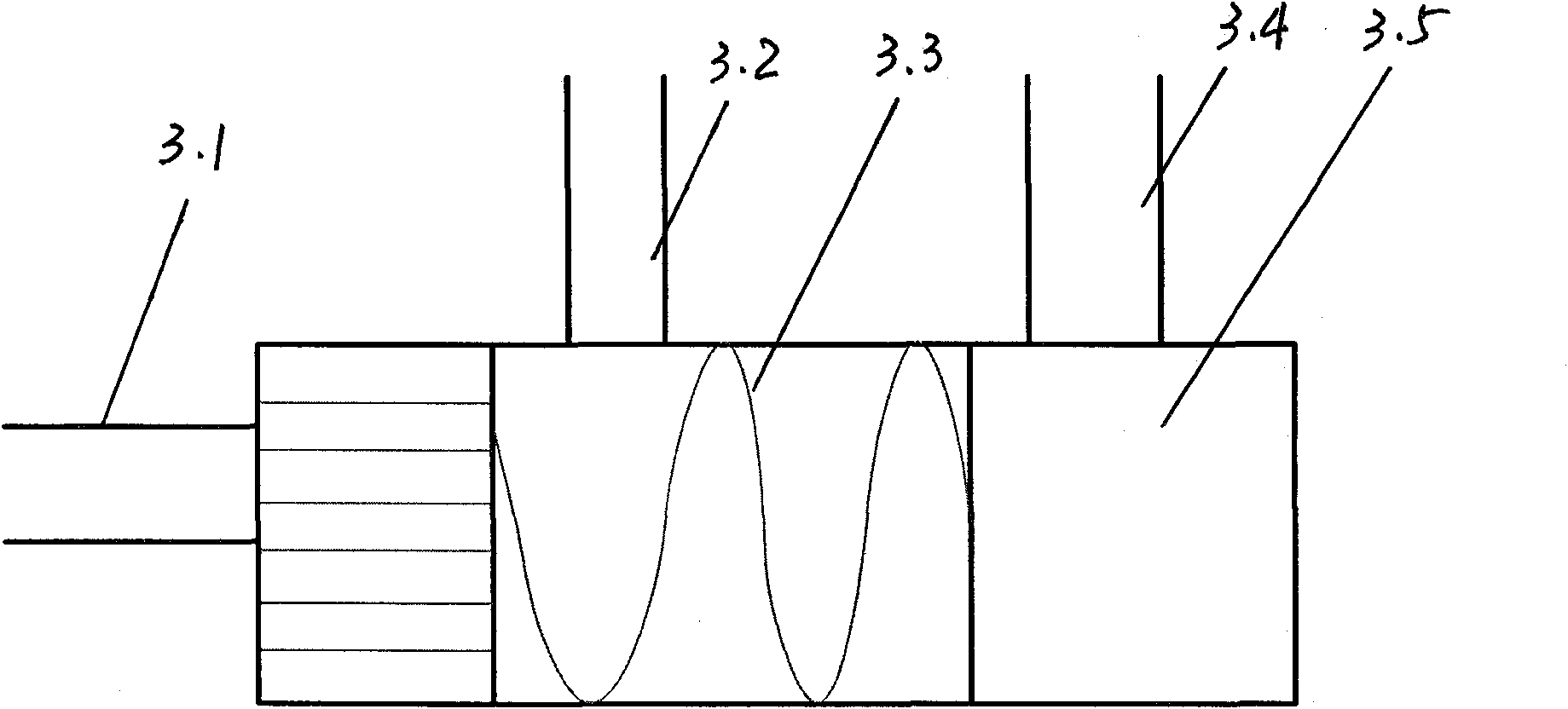 Gypsum wall in-situ concreting equipment system and construction method thereof