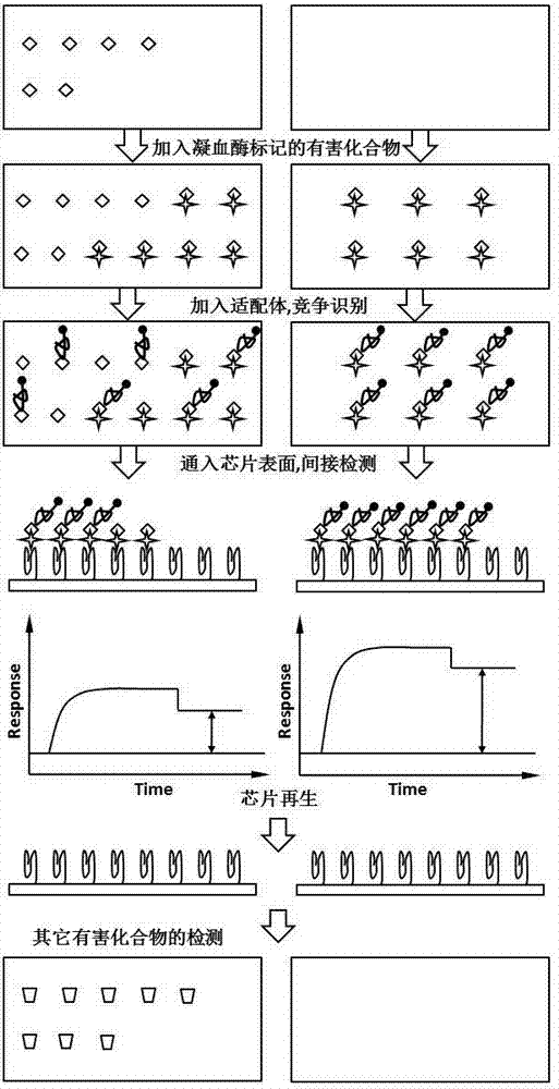 Method detecting harmful compounds in plastic toy based on surface plasma resonance technology