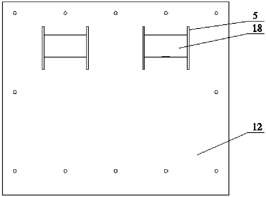 Energy dissipation buffer type hydraulic dam