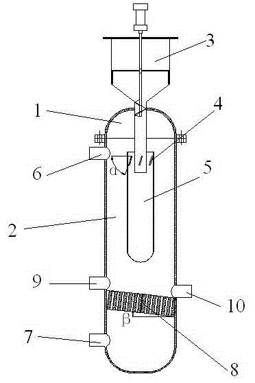 Device and method for direct reduction and iron making of pyrolyzing tar based on biomass