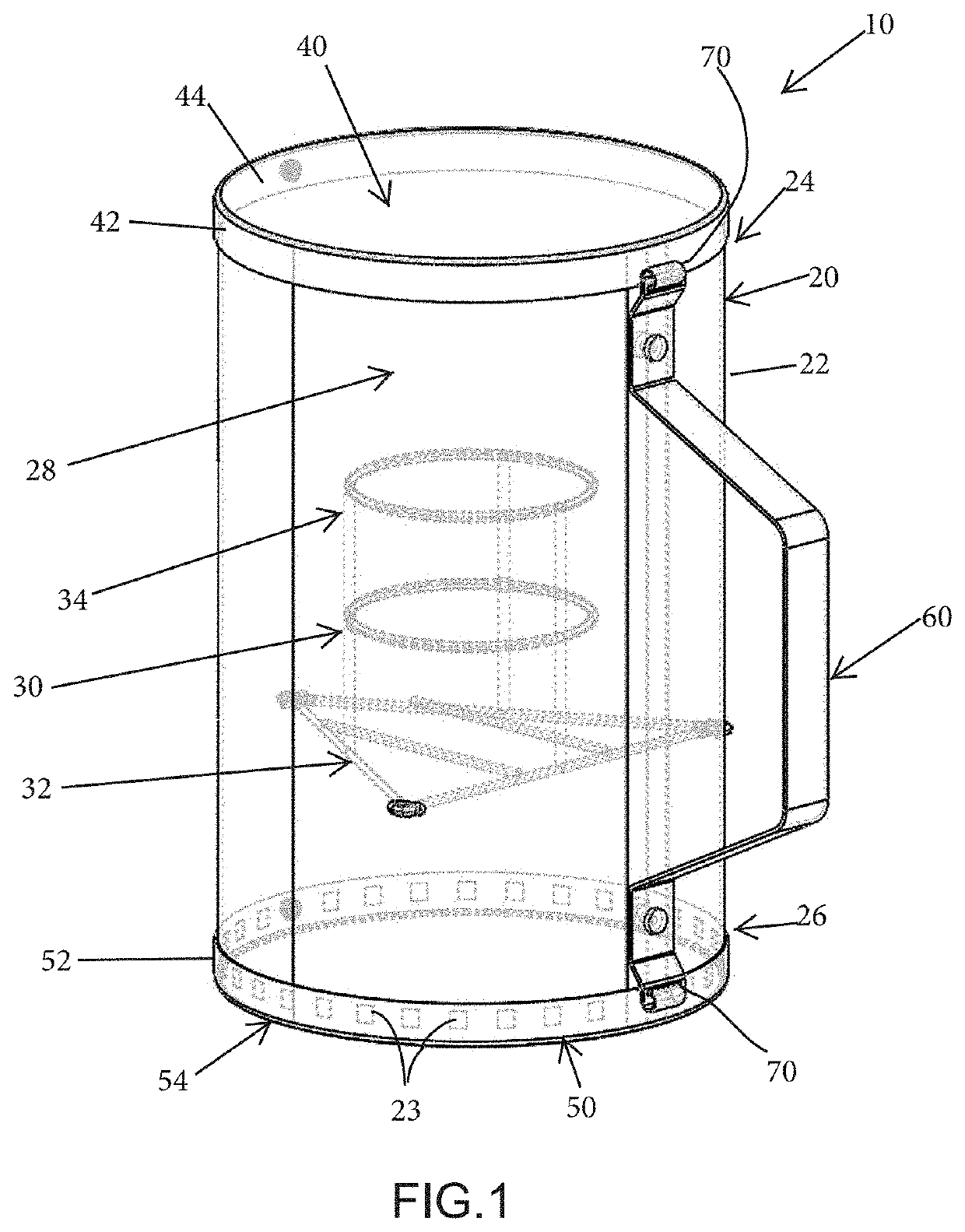 Rapid, portable food smoking device