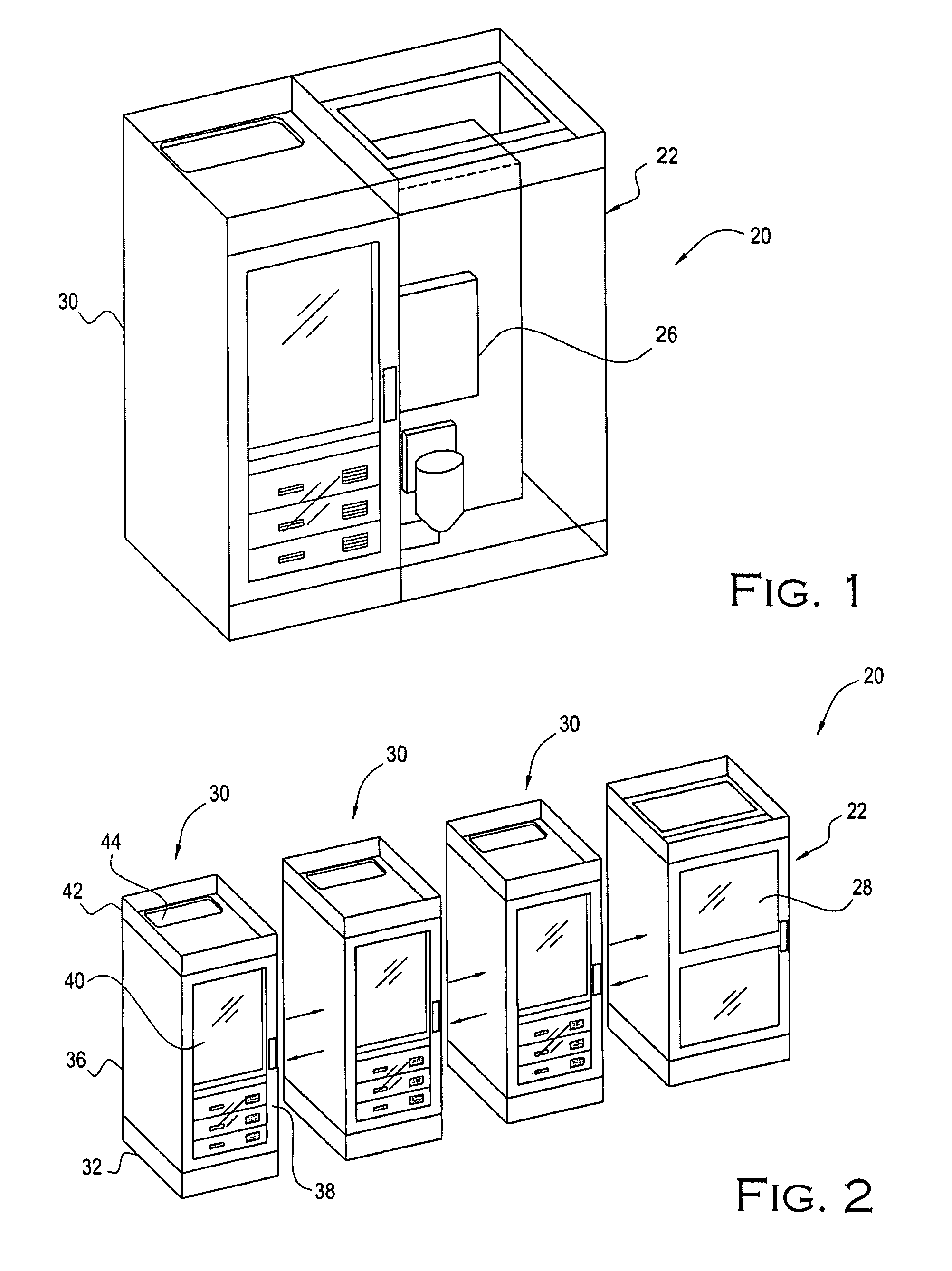 Closed data center containment system and associated methods