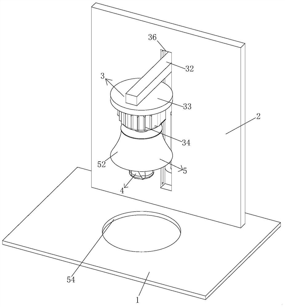 Cement board drilling device with dust removal function