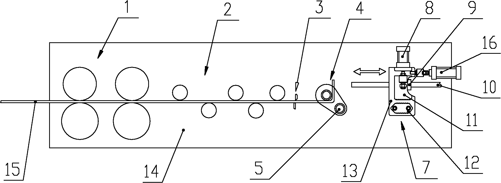 Clamping and returning bending mechanism on automatic hoop bending machine for steel bars