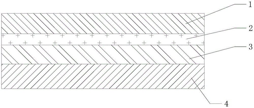 Anti-mite adhesive lining base cloth