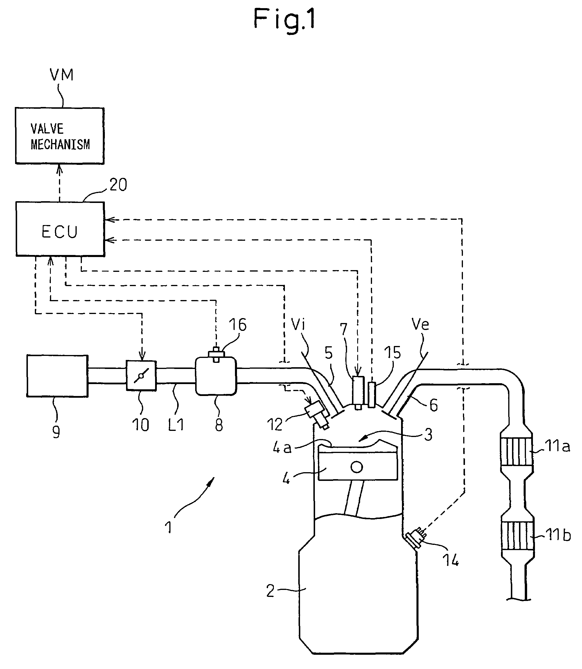 Control system and control method of internal combustion engine