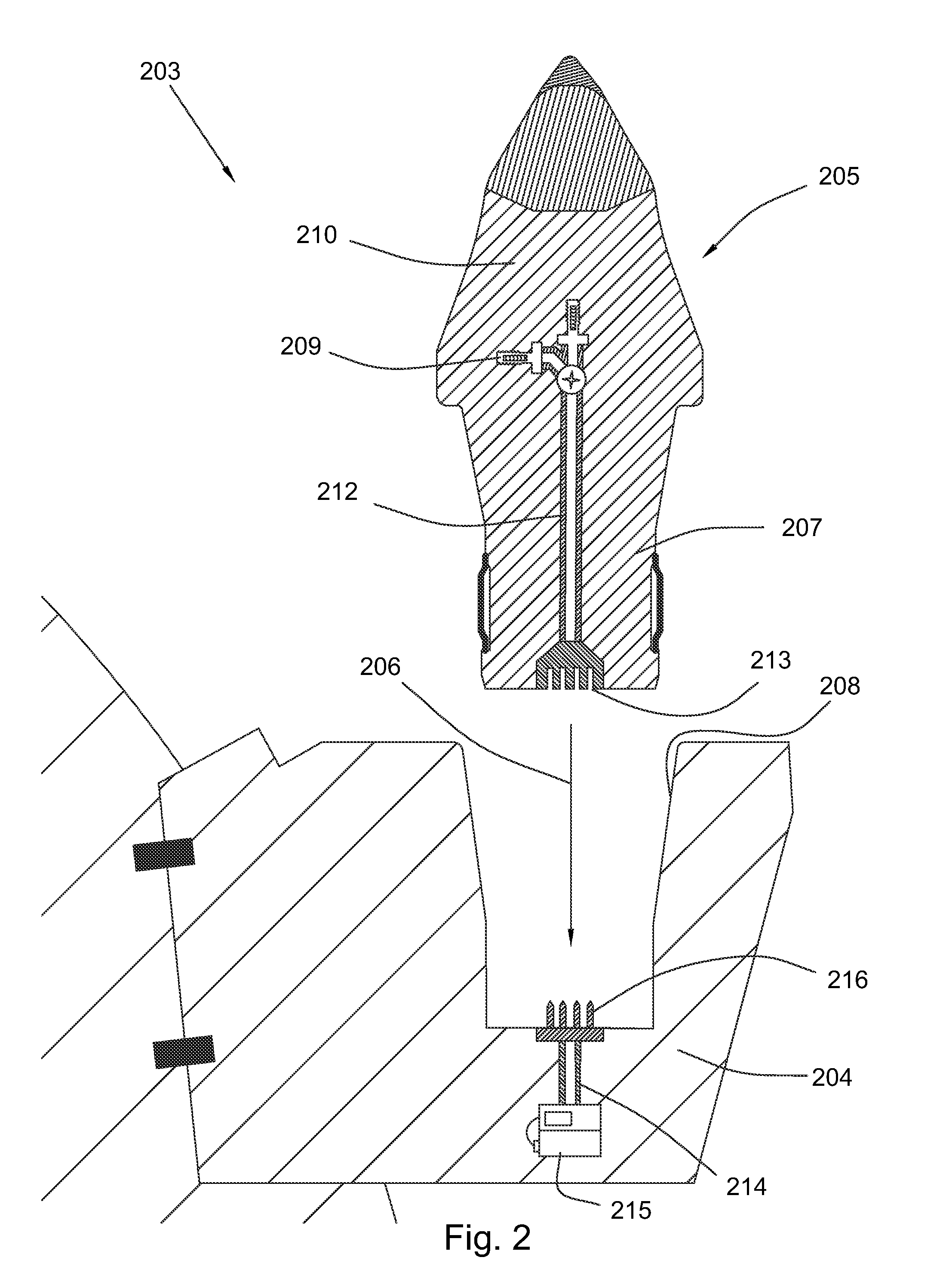 Sensored pick assembly