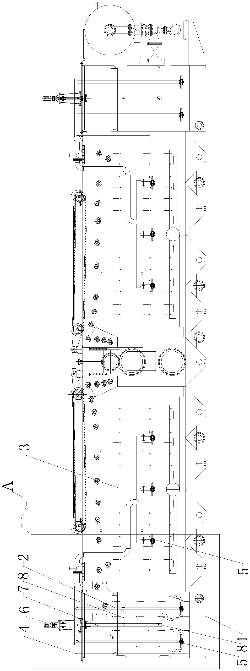 High-concentration sewage treatment air flotation equipment