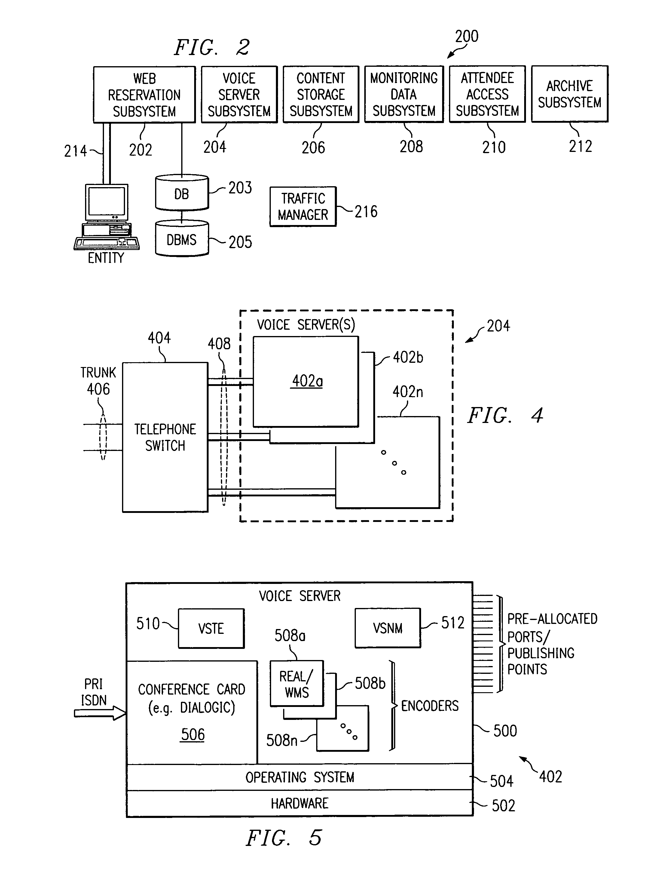 Method of, and system for, webcasting with just-in-time resource provisioning, automated telephone signal acquisition and streaming, and fully-automated event archival