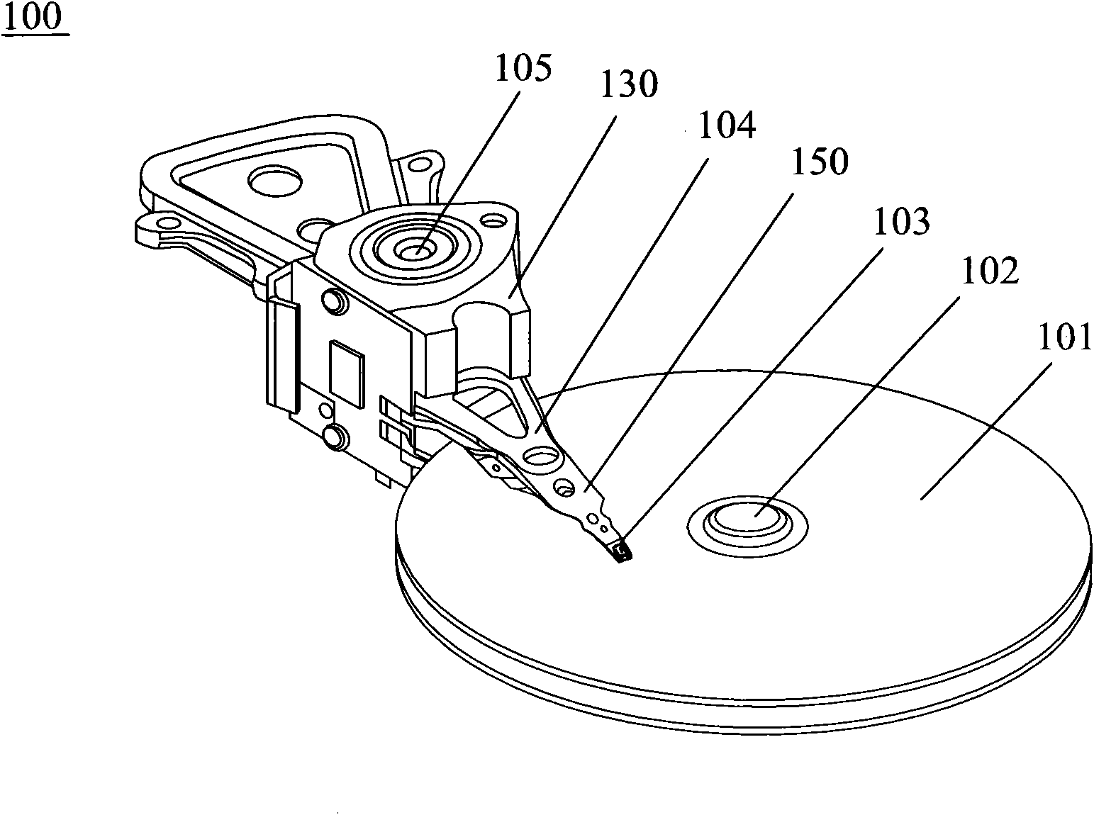 Cantilever part, head gimbal assembly and disc driving unit