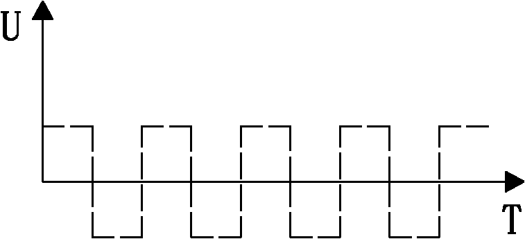 Filtering method and filtering device with alternating electric field on filter element