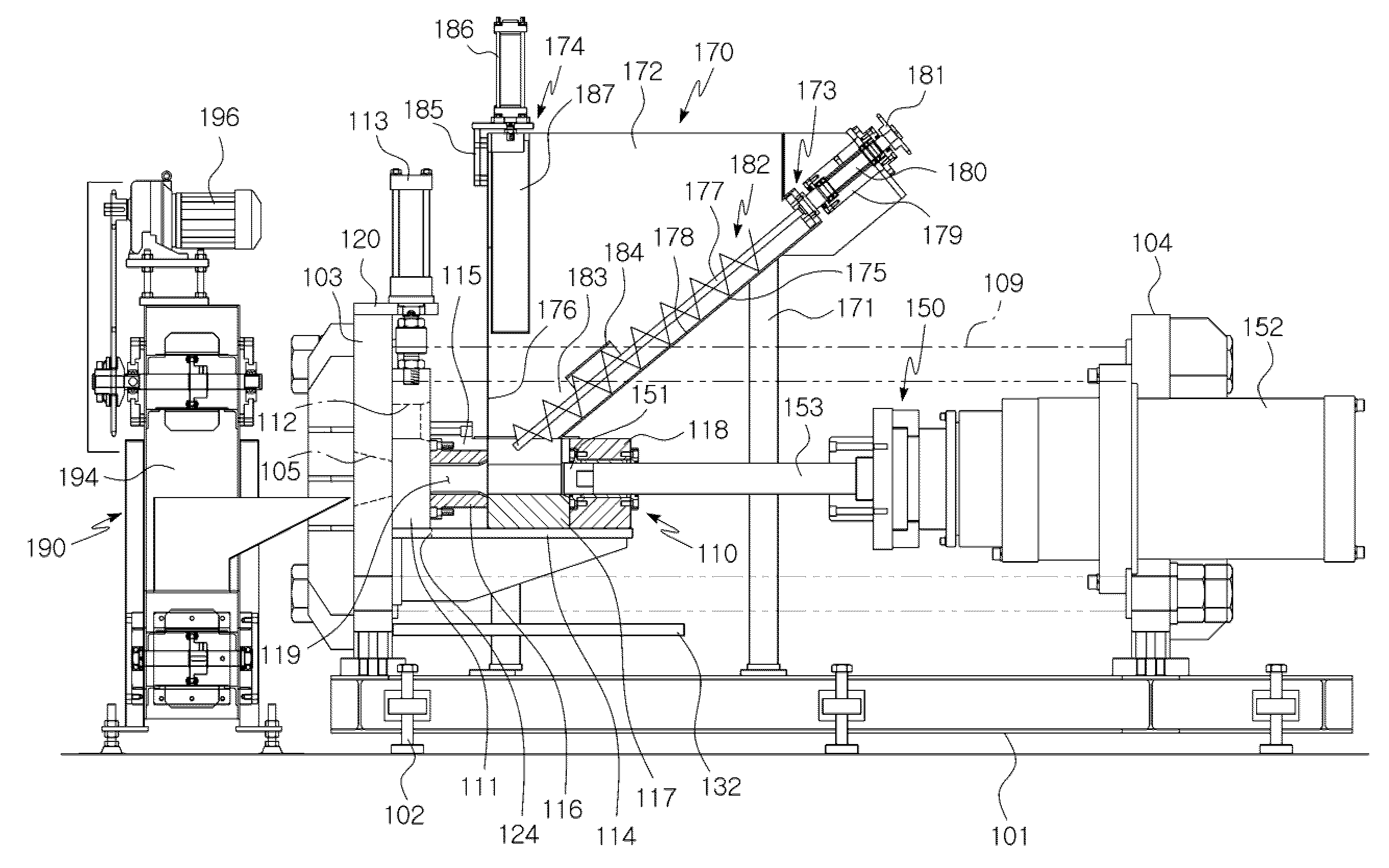 Apparatus for recycling metal scraps