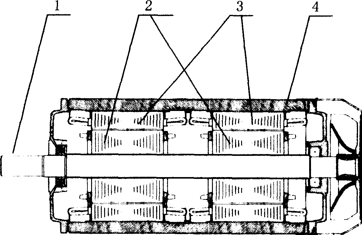 Complex three phase AC motor