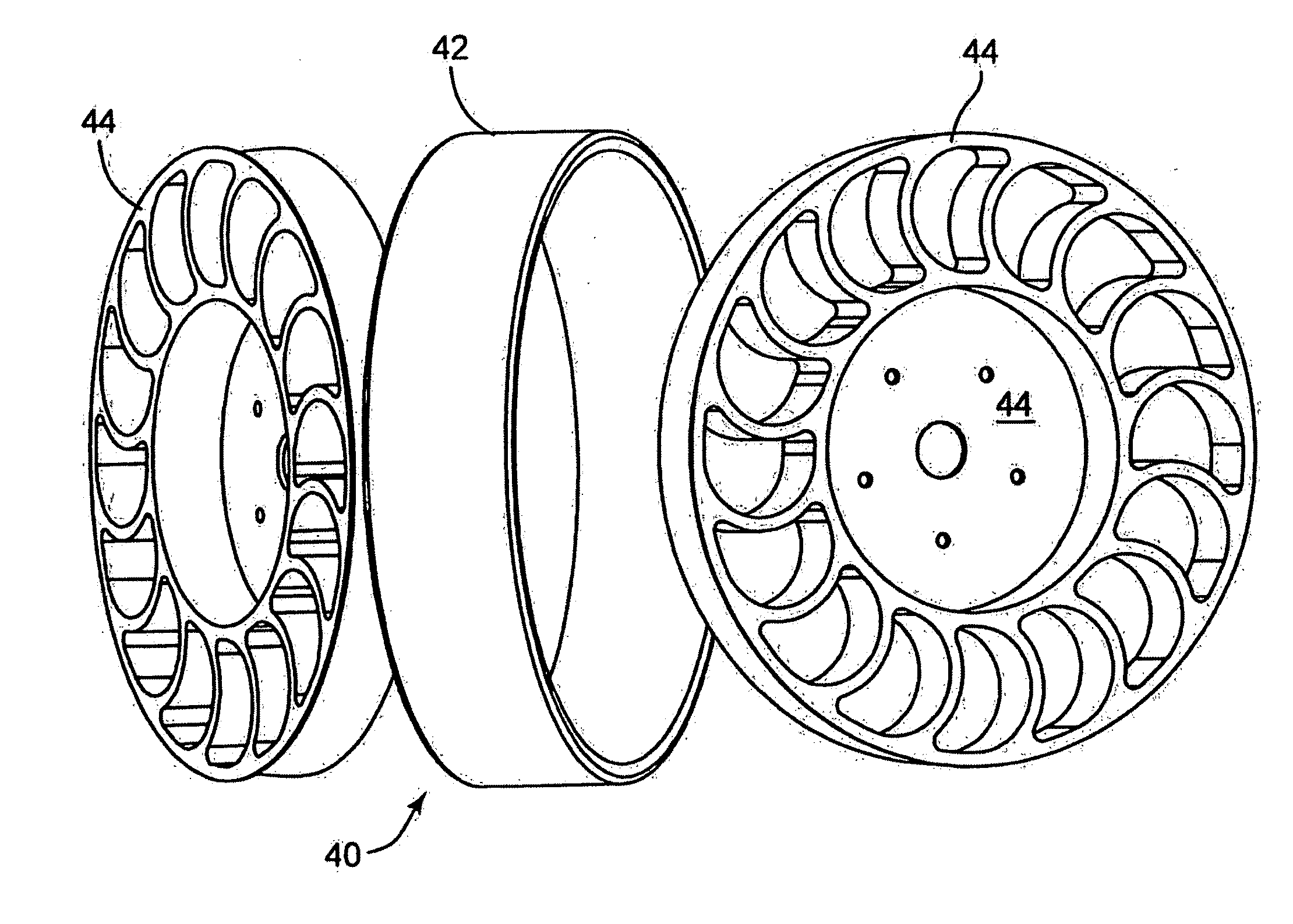 Skew symmetric non-pneumatic tire