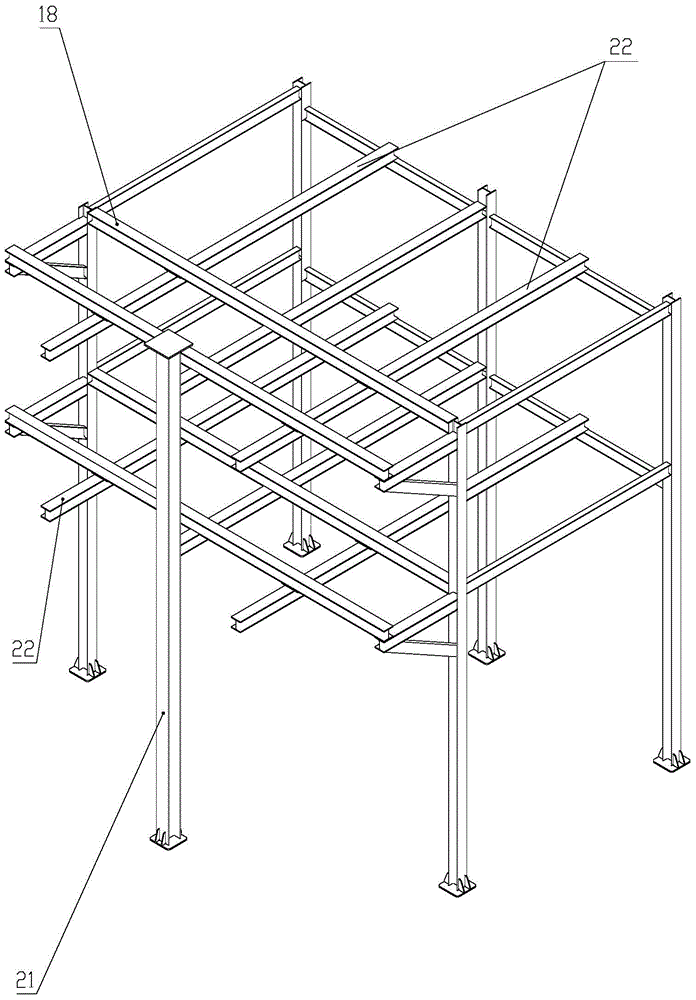 Multilayer avoidance-free vertical garage