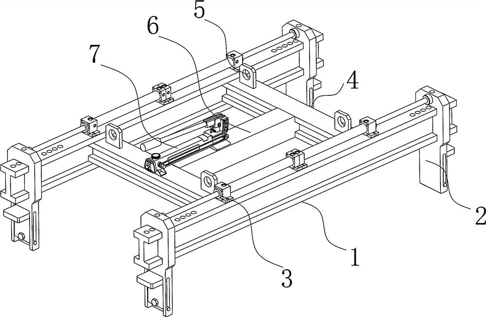 Adjustable lifting appliance for lifting formworks and using method thereof