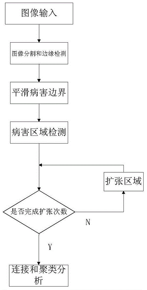 Fast pavement disease detecting method based on image