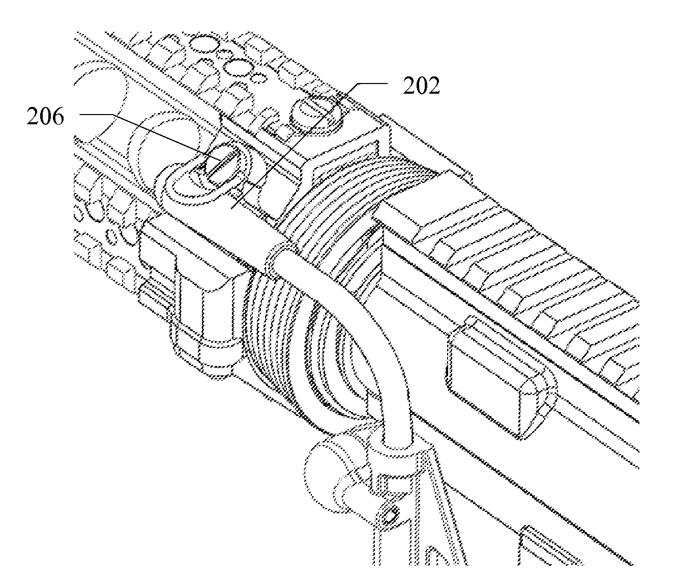 Rugged low light reflectivity electrical contact