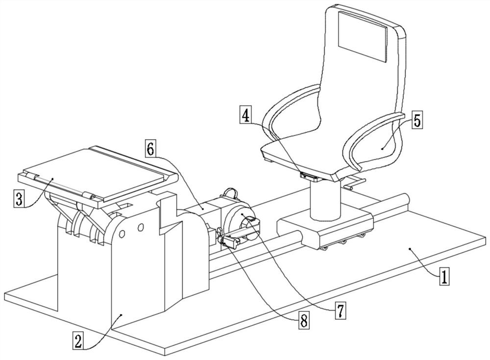 Auxiliary device applied to recovery training of psychiatry department