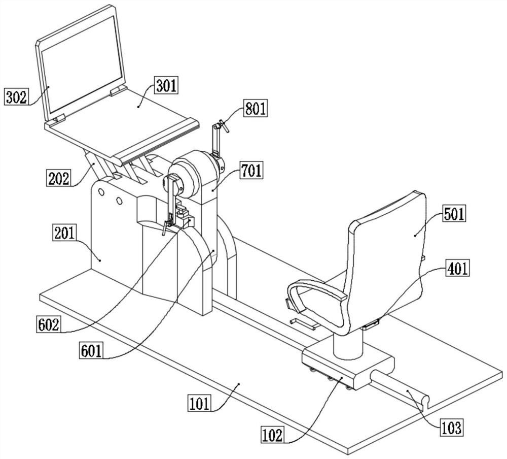 Auxiliary device applied to recovery training of psychiatry department