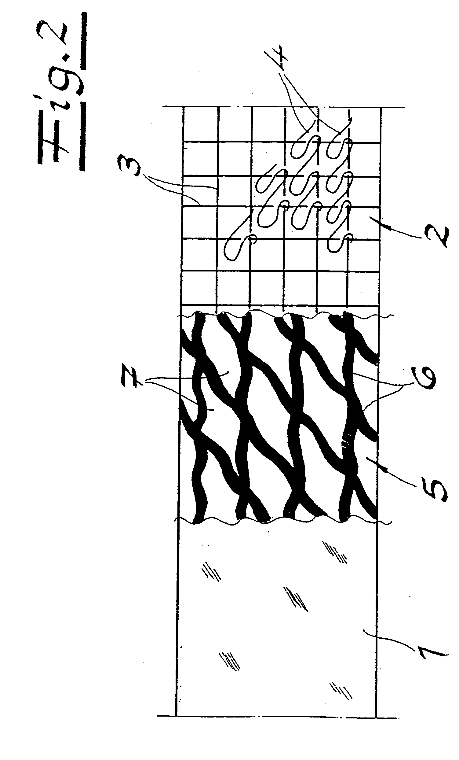 Laminate material for hook-and-loop closures