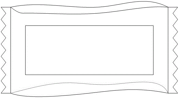 Automatic paper output device based on test strip