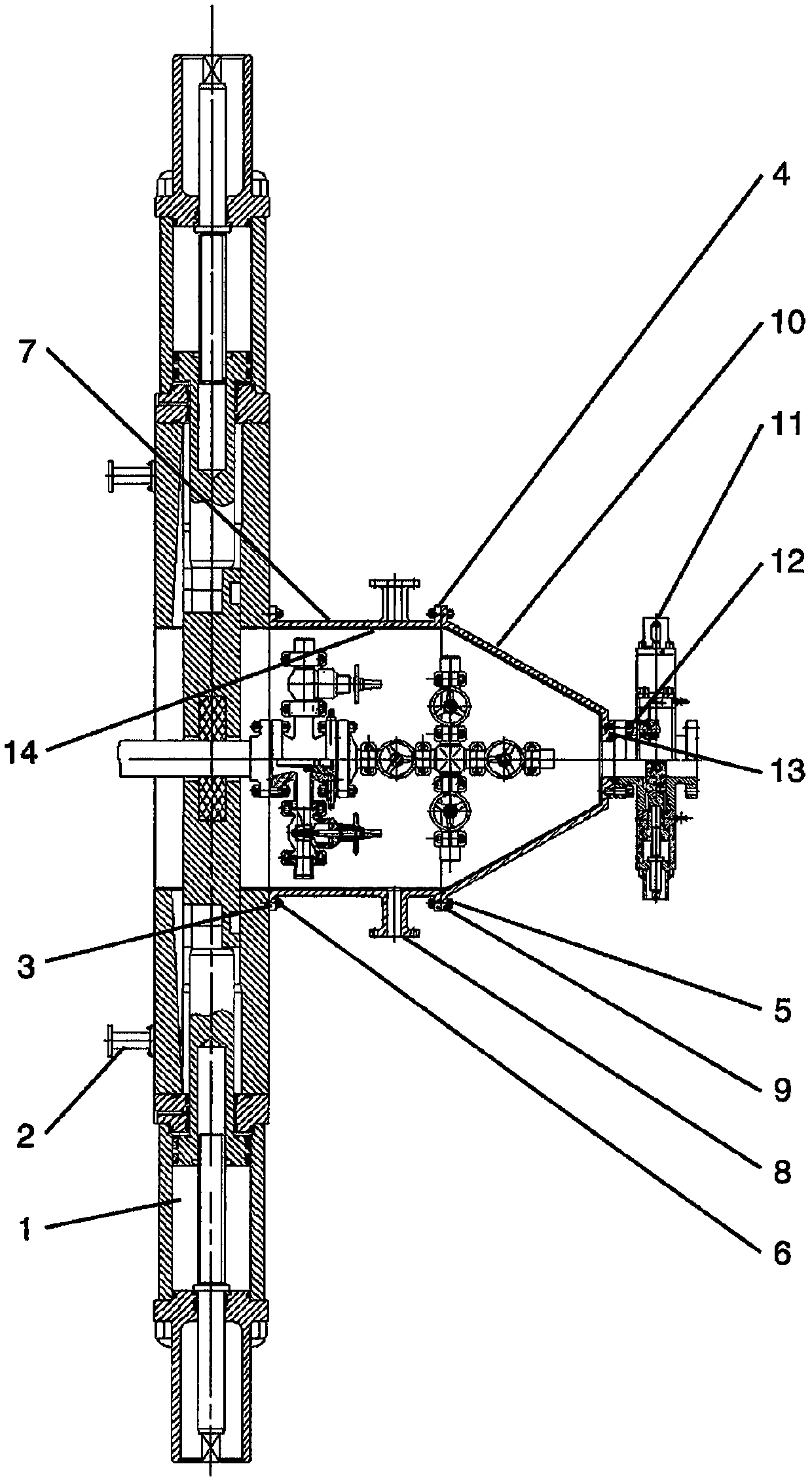 Hydraulic rush spray device