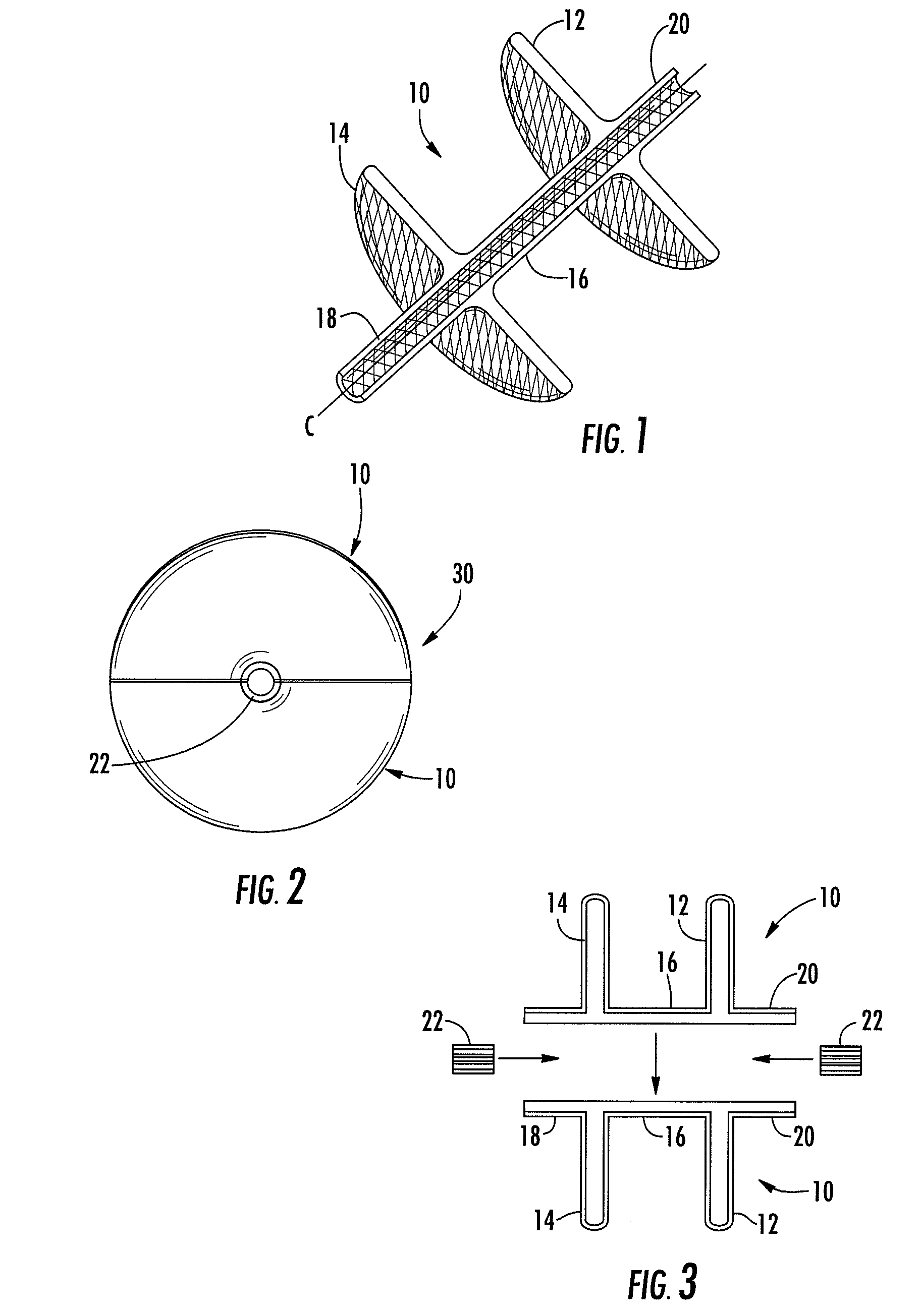 Asymmetrical medical devices for treating a target site and associated method