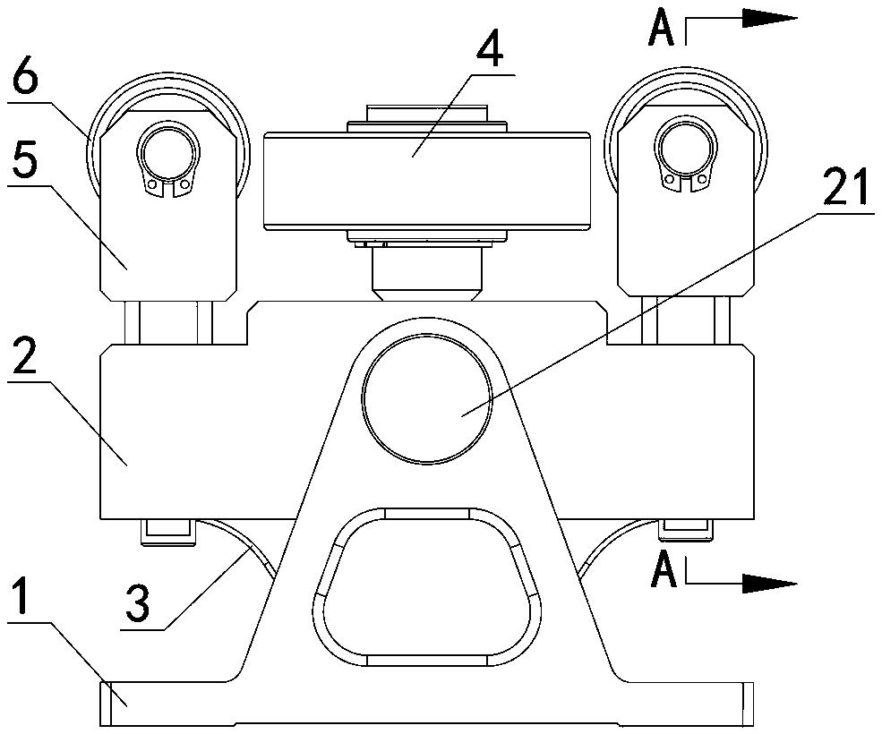 Track type robot and track type walking device, system and flexible guide mechanism thereof