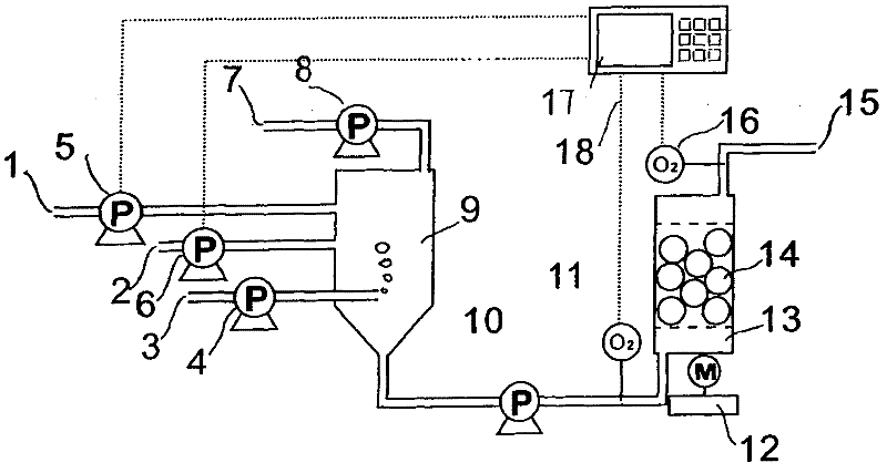 Biochemical oxygen demand bod on-line measuring instrument and its detection method