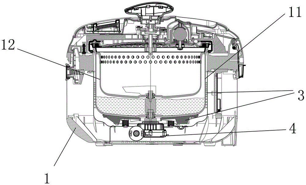 A multifunctional electric cooker