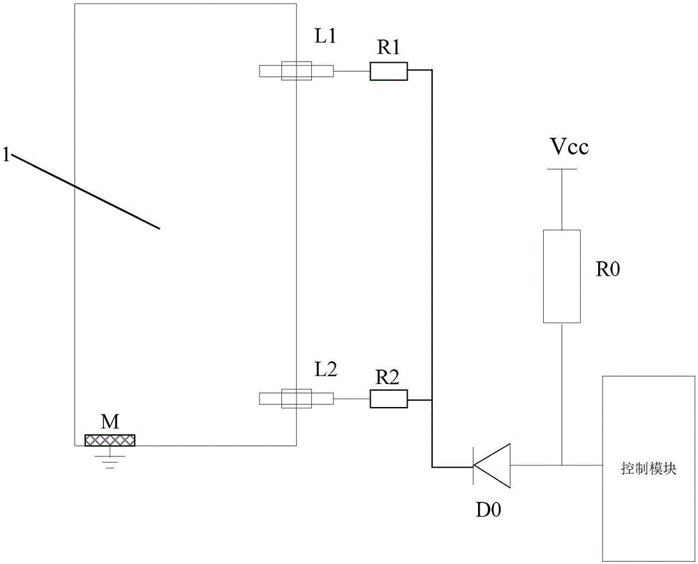 Device and method for detecting water levels