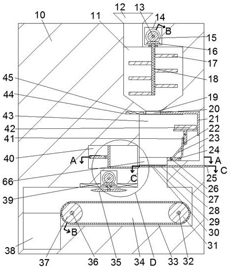 Biological feed pelleting device capable of regulating size of particles