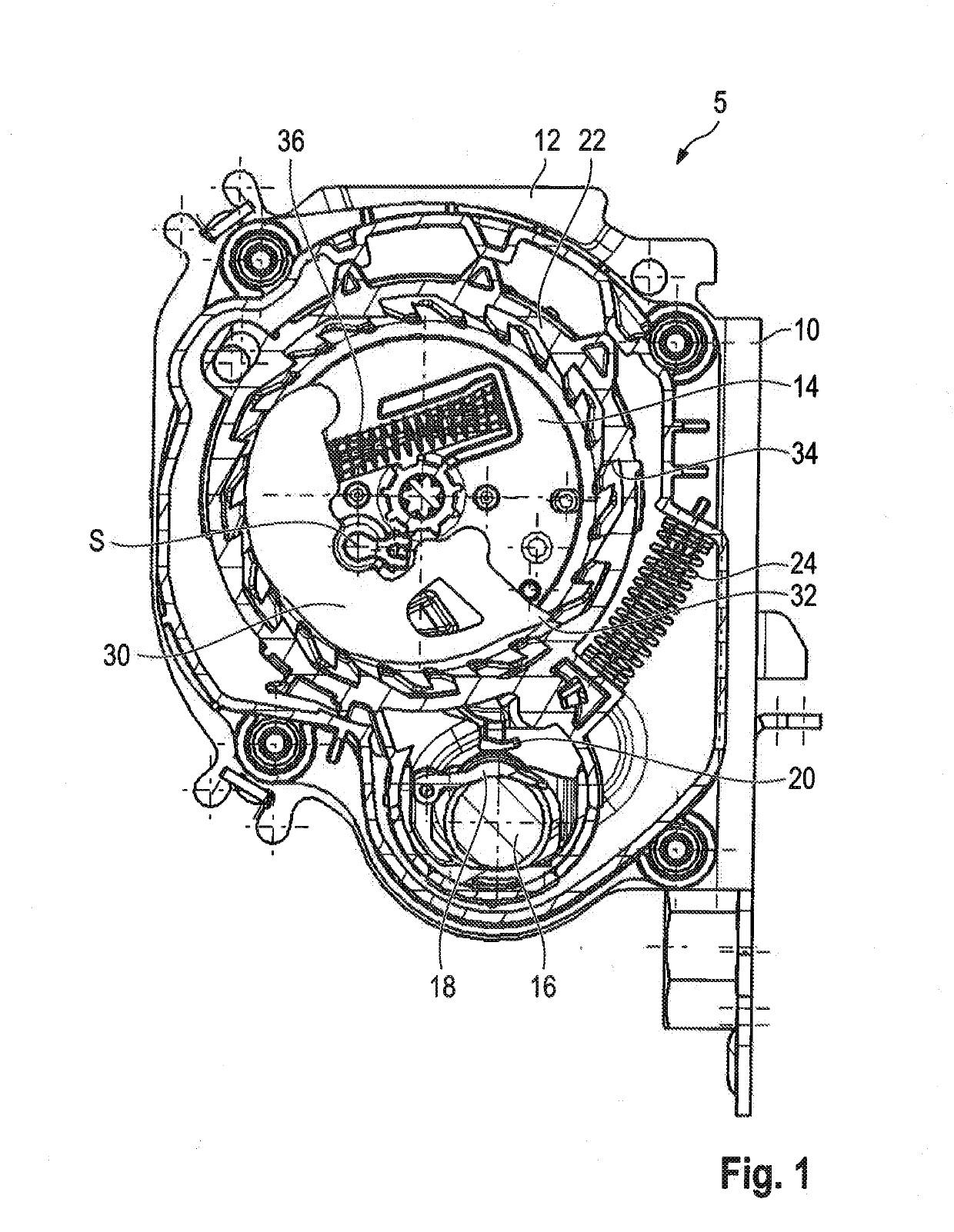 Belt retractor for a vehicle safety belt