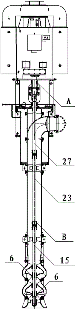 Water pump for nuclear power station plant