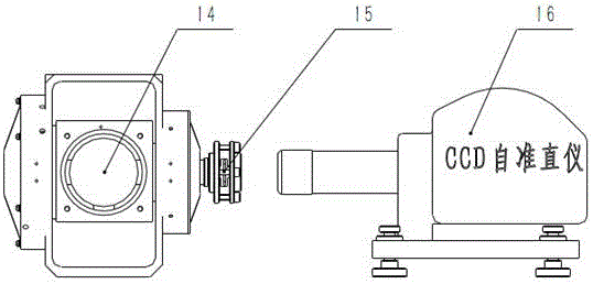 Revolution precision measuring device used for inner support type shafting and connected with hollow shafting