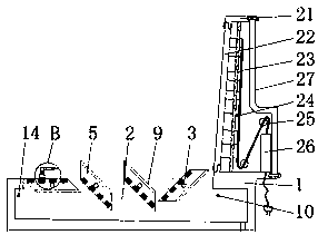 Simulation practical training device convenient to adjust and fix during use and used for electrical and electronic teaching