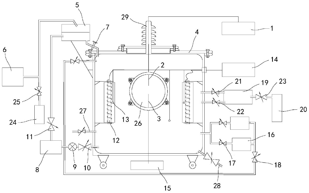 Experimental device for liquid discharge characteristics