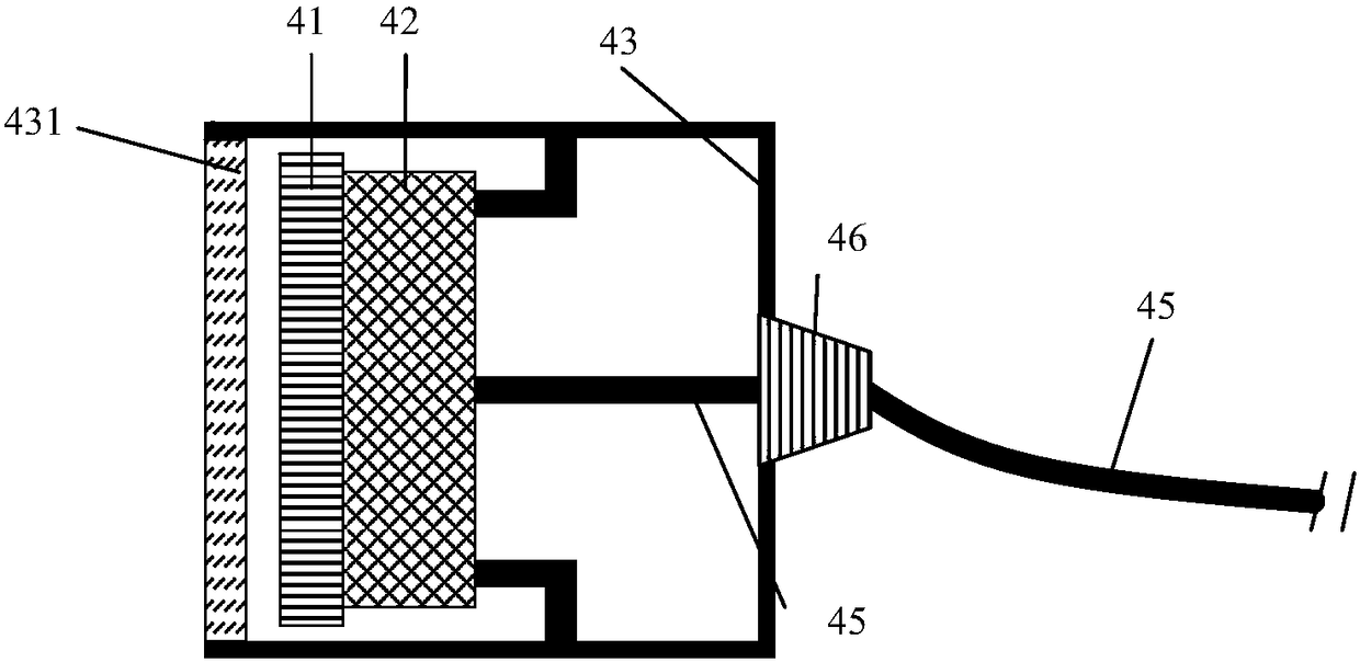 Electron beam excitation fluorescence large-range direct detection imaging apparatus and a method thereof