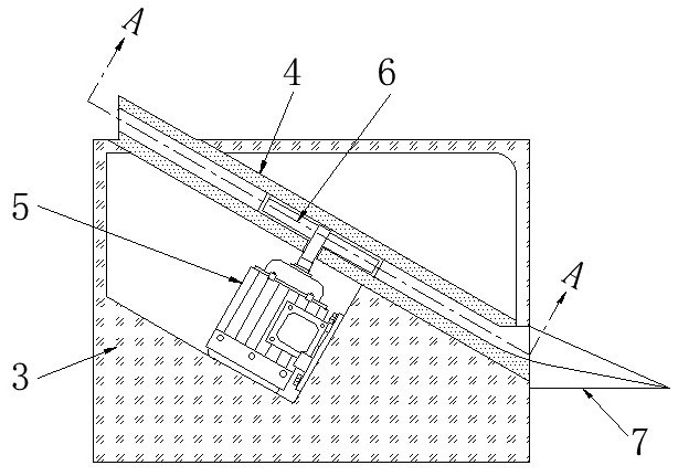 Automatic punching device facilitating interval discharging and used for automobile part machining