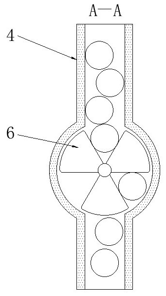 Automatic punching device facilitating interval discharging and used for automobile part machining