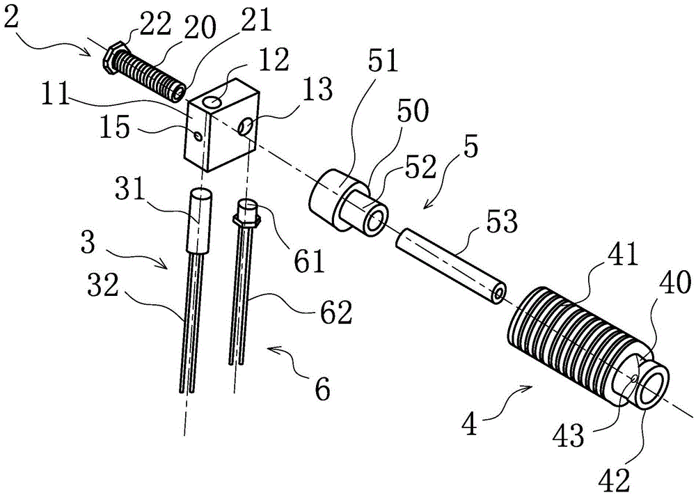 3d printer print head nozzle structure