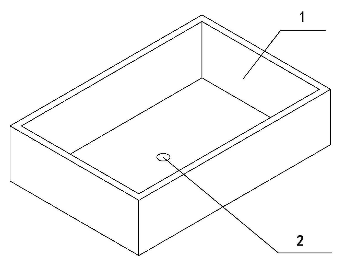 Plastic washbasin and manufacturing method thereof