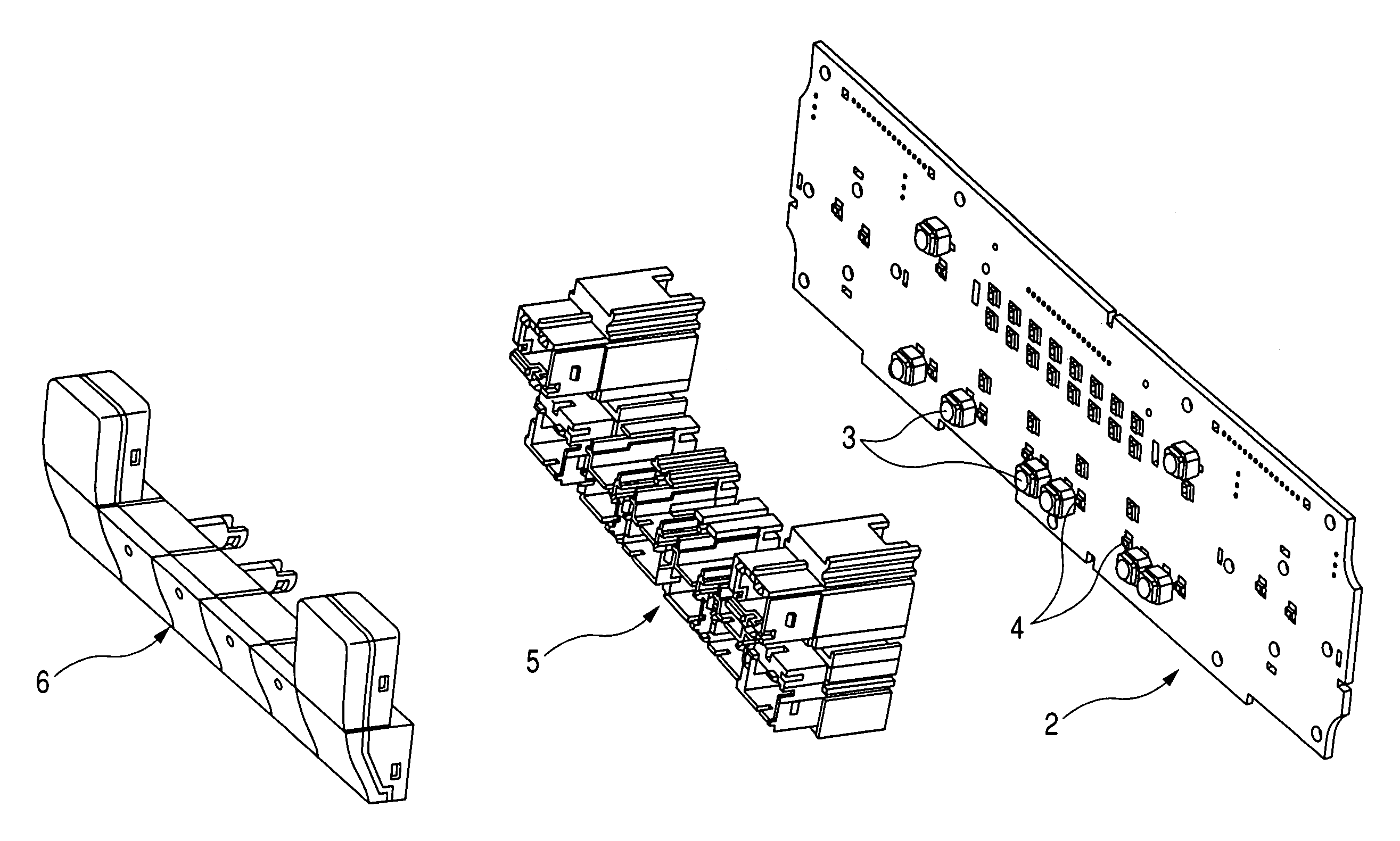 Illumination push switch unit