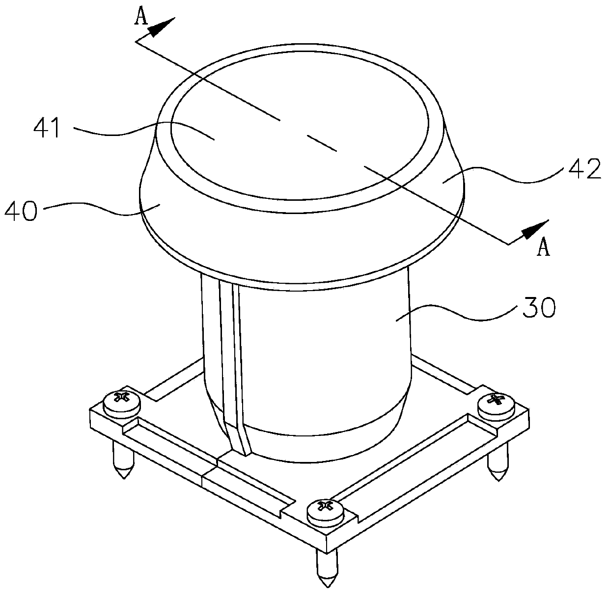 Light-emitting diode (LED) lamp