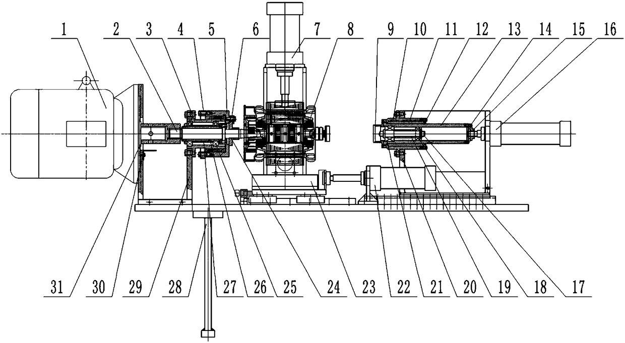 Generator online testing device and method