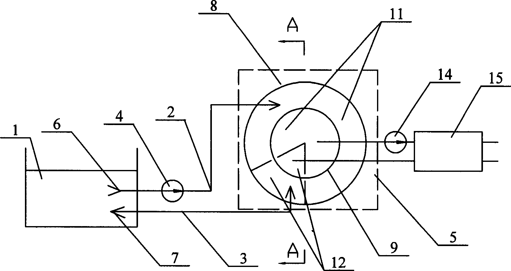 Urban sewage waterpower self-cleaning device with drum grid